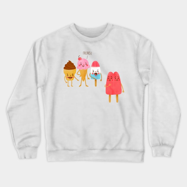 freaks Crewneck Sweatshirt by evapuyal